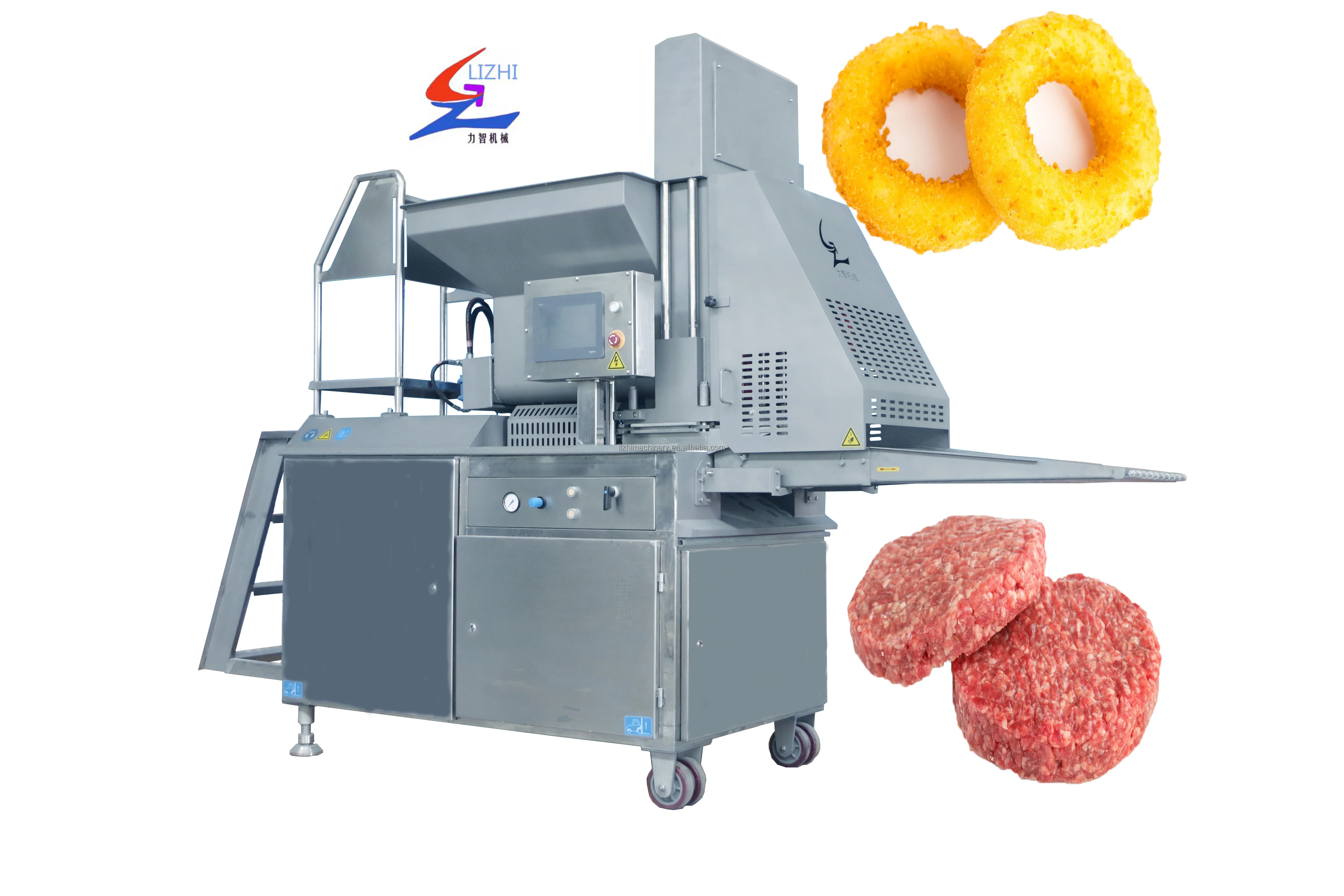 Машина для приготовления пирога автоматическая линия по производству говядины креветок мяса гамбургеров бургеров котлет