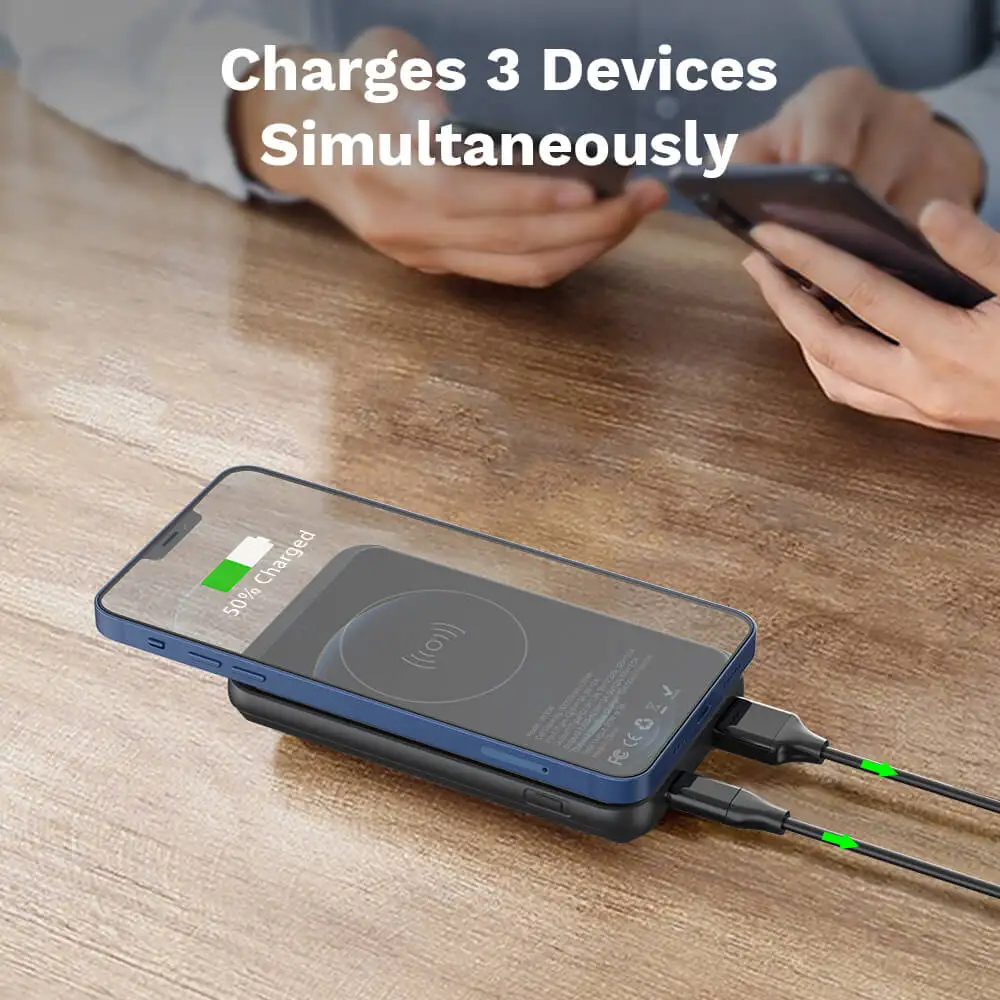 Портативное зарядное мини-зарядное устройство 10000 мАч Mag safe Powerbank Multi 5 Вт OEM магнитный беспроводной внешний аккумулятор для Apple iPhone
