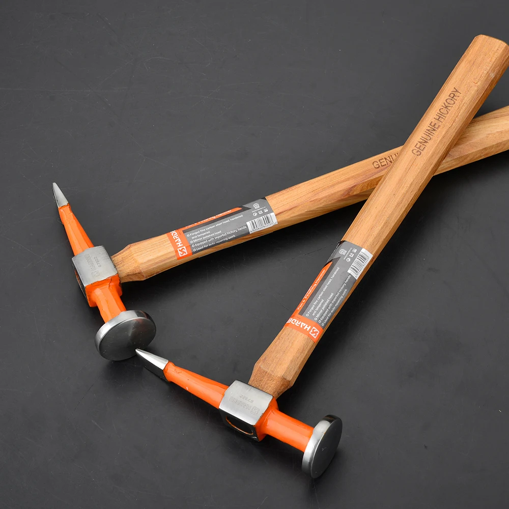 Professional 45 Carbon Steel Straight Pein And Finishing Hammer With Hickory Handle