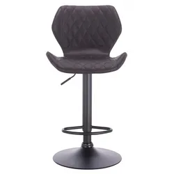 Современный винтажный замшевый тканевый регулируемый барный стул, поворотный стул, высокий стул для кухни