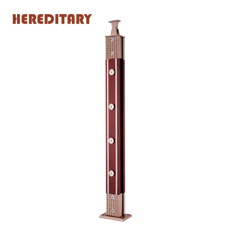 Glass handrail railing and high quality aluminum indoor stair railings price