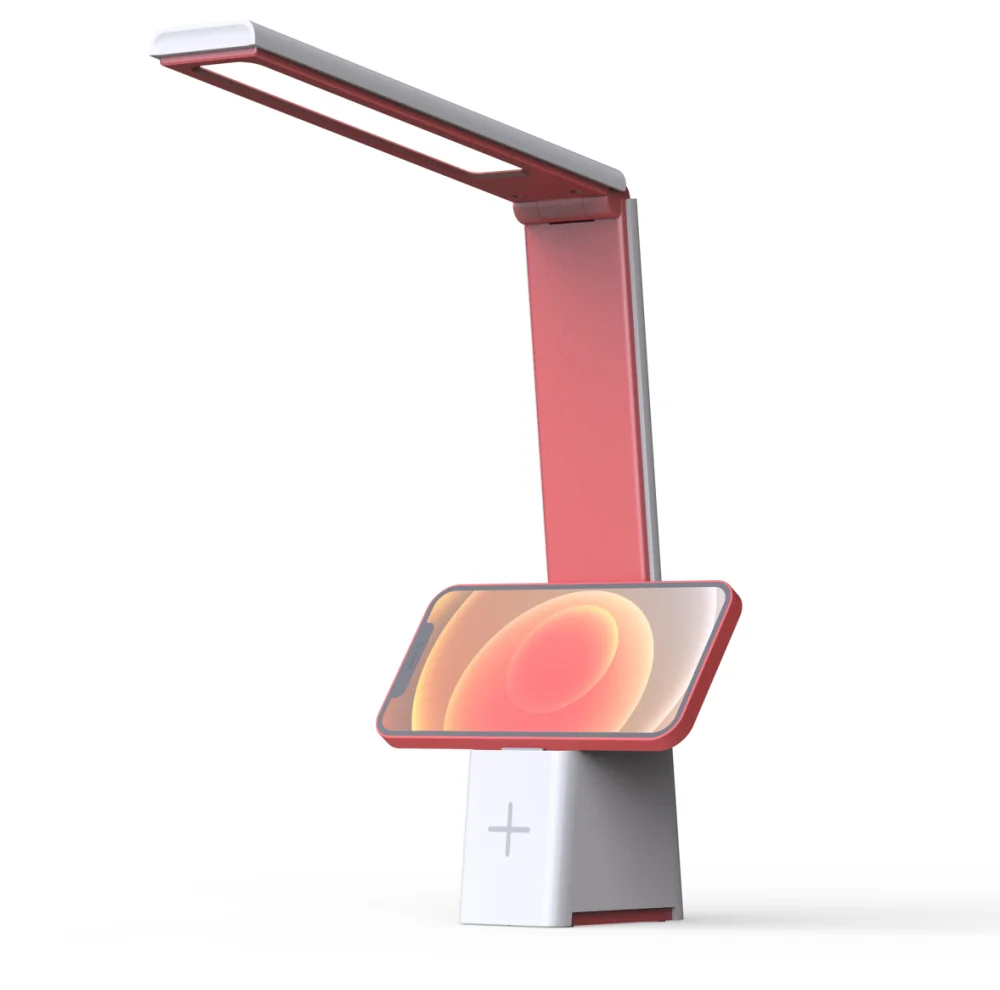 OEM ODM светодиодная настольная лампа USB зарядка защита глаз Светодиодная для чтения с держателем телефона