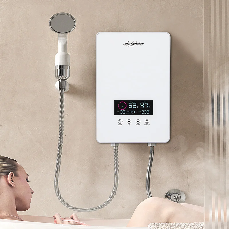 Competitive Price 220v 8000w fast heating instant water heater bathroom shower hot mini electric water heater for shower