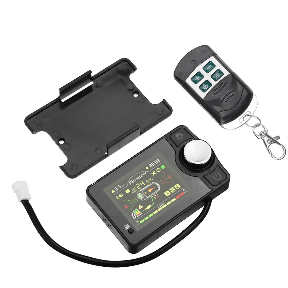 WIN FULL Diesel Heaters Remote Control With Knob LCD Display Switch for Diesel Parking Air Heater