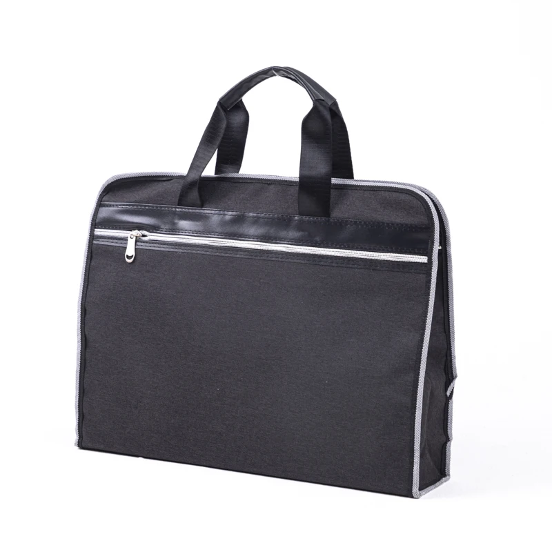 Double zipper conference package