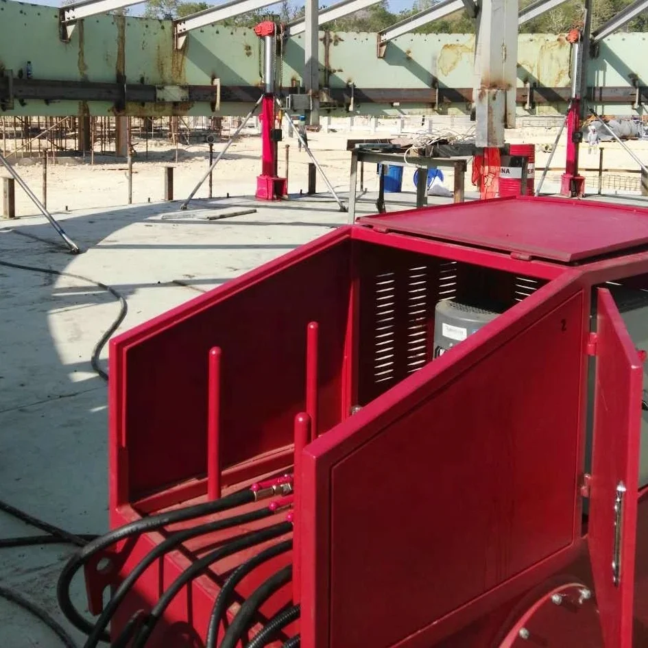 YT-C hydraulic lifting jacks with synchronous jack system for tank in stock