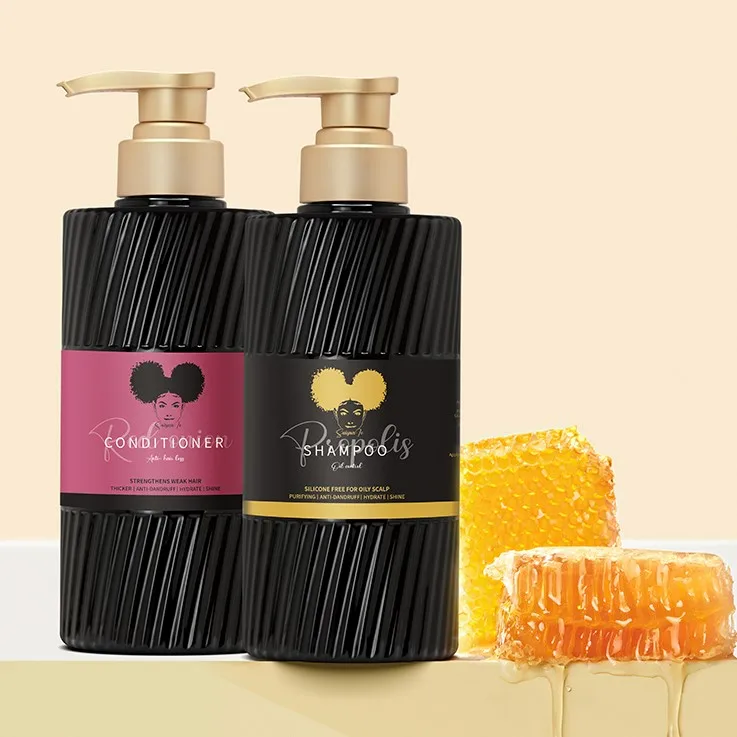 Wholesale Natural Herbal Propolis Oil Control Anti-Dandruff Hair Care Private Label Organic Natural Silk Keratin Shampoo