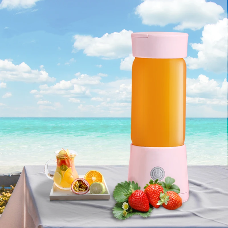 Hot Electric shaker bottle USB Rechargeable Citrus juice machine portable outdoor exercise Fruit juicer 380ml blender cup