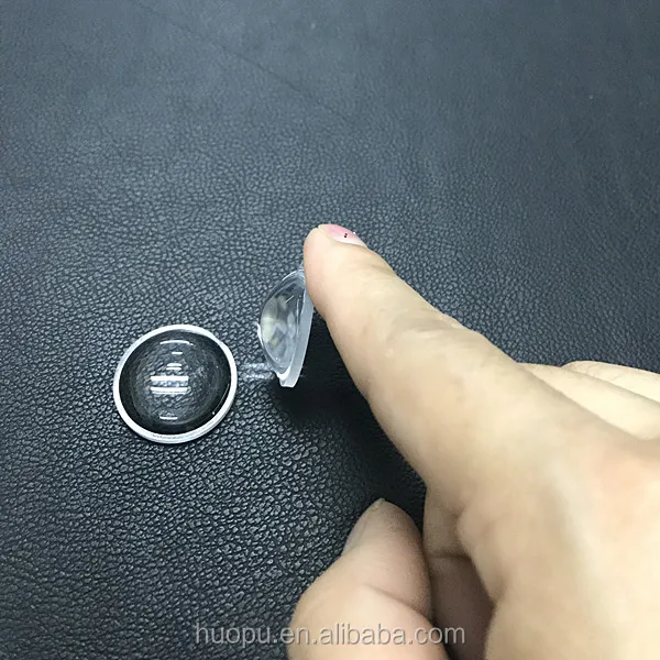 LED Flashlight Lens Optical Plano Convex Lens Diameter 23MM 6~60degree led lens