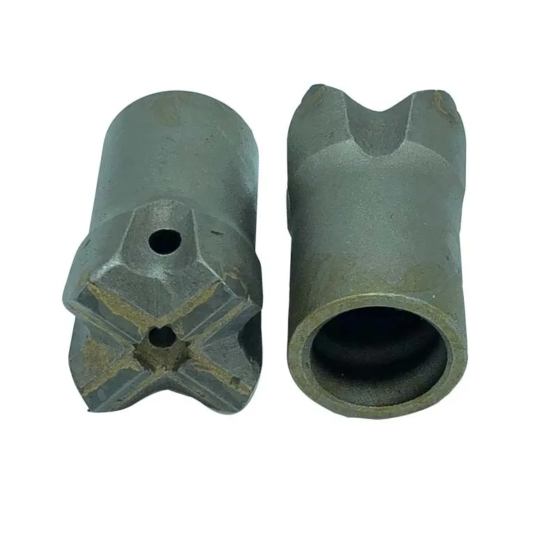 Blast furnace open cross drill bit