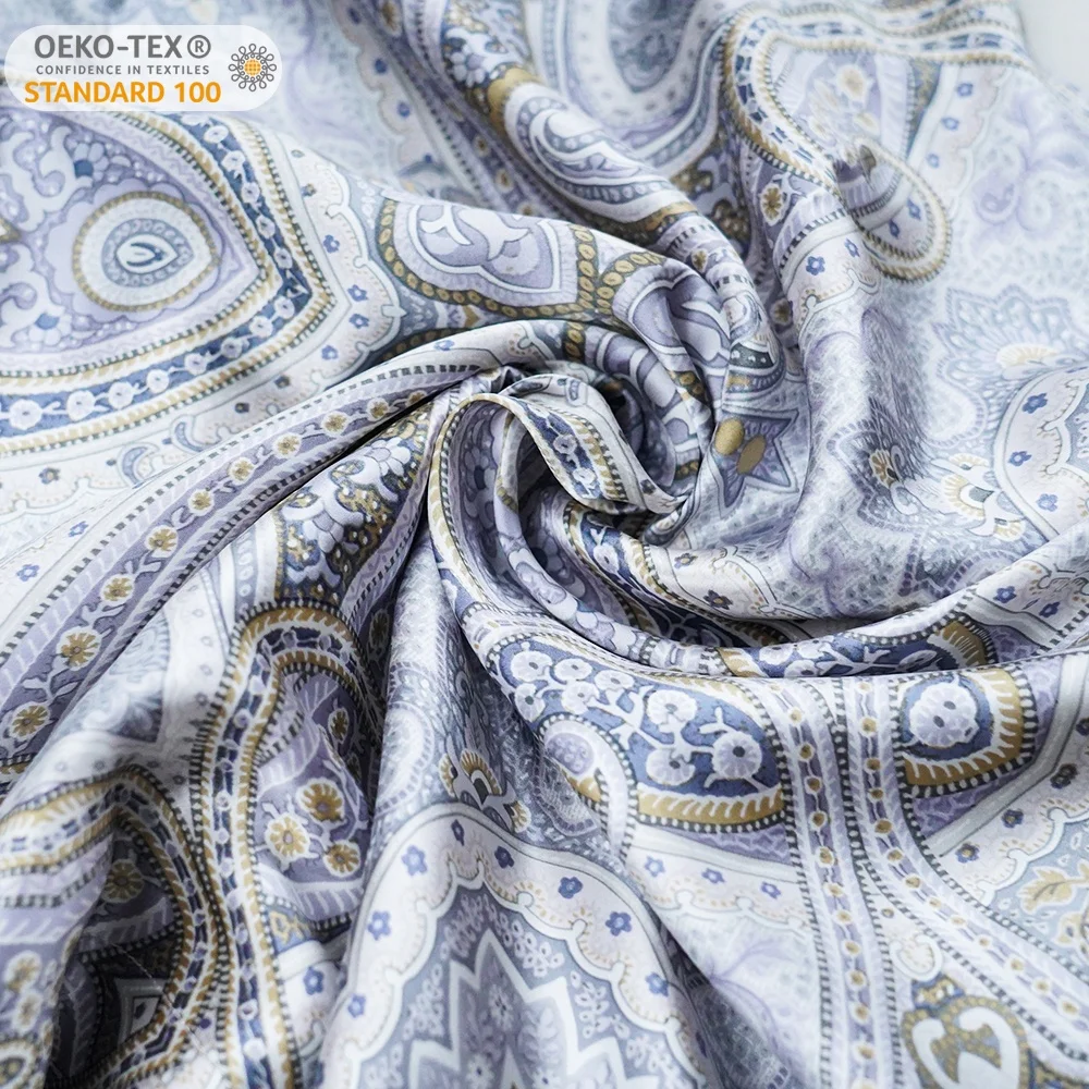 Strong Antibacterial Custom Logo Size Mulberry Silk/Juncao Mix Fabric 61% Silk For Bedding