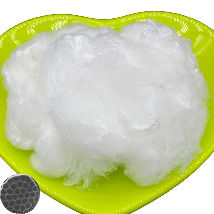 Морской остров micro denier полиэфирное стабильное волокно 3dx51мм с 37 островами pe/pet Композитное полиуретановое морской