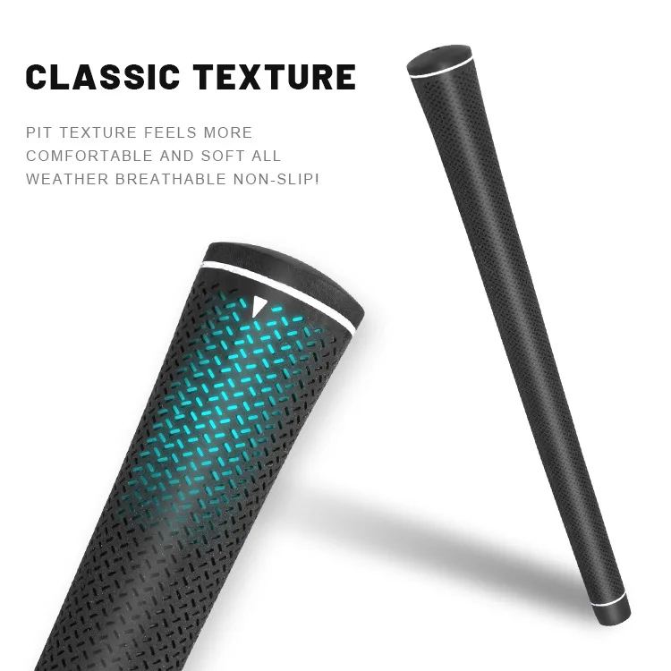 Wholesale Golf Grip Custom Logo Standard Golf Club Grip OEM Rubber Midsize Golf Wood Iron Grips