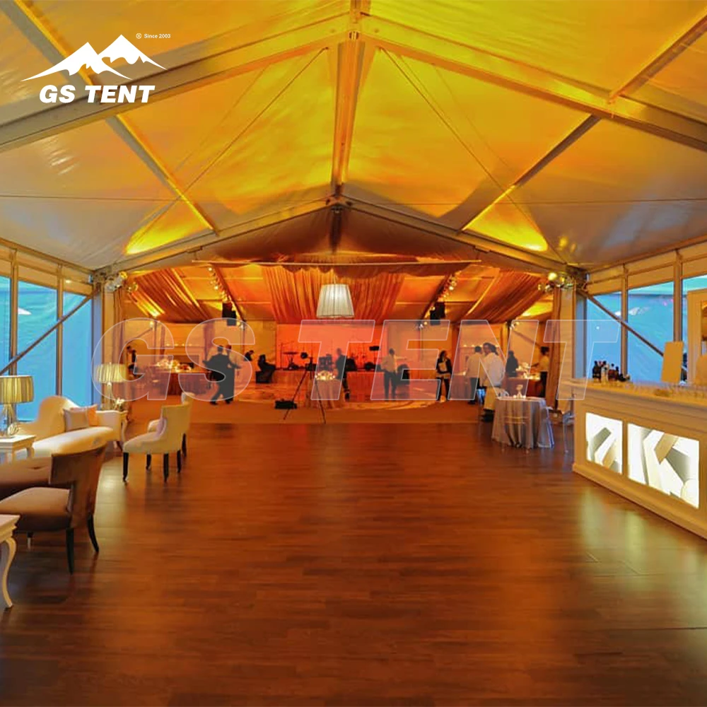 20x50M Large Wedding Party German Canopy prefab House Marquee Event Tents Malaysia Interior decoration with Air Conditioner