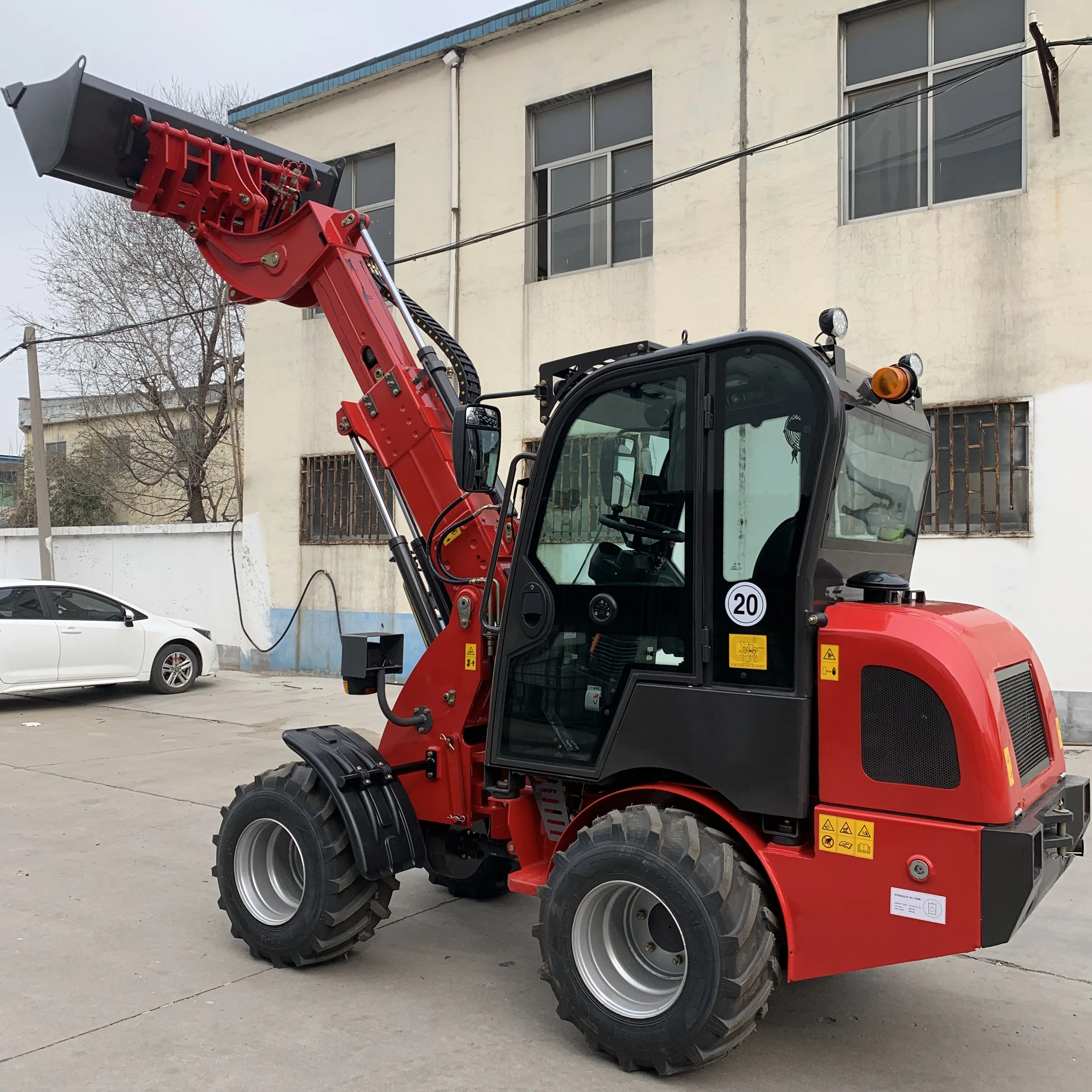 Long arm China brand 810T telescopic from end wheel loader for sale