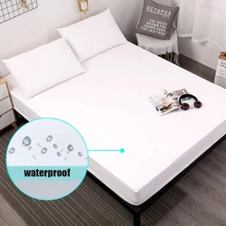 Водонепроницаемое покрывало для кровати пылезащитный противообрастающий Матрас протектор шлифовальный дышащий покрывало на матрас для кровати защита 160x200 см