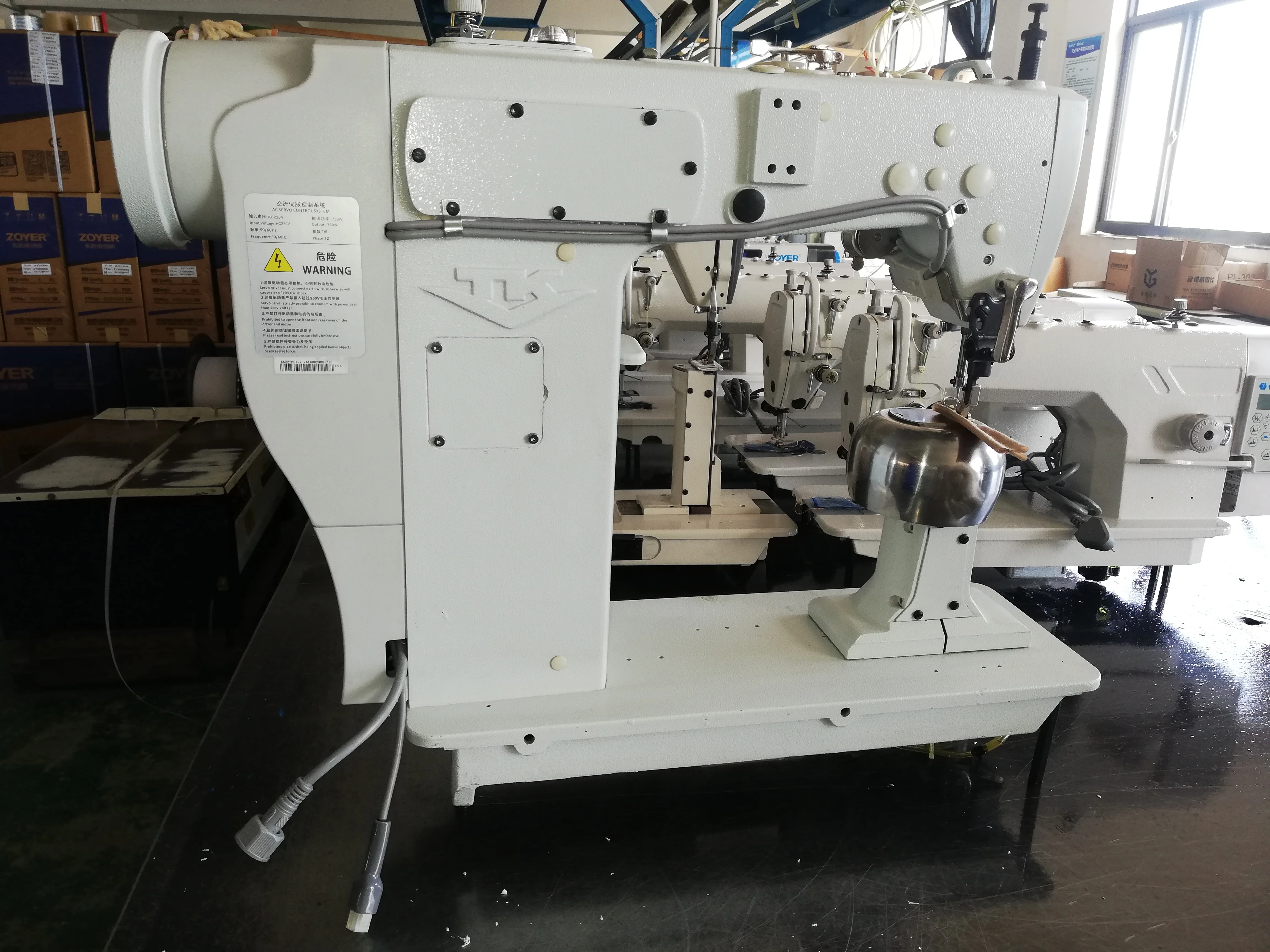ZOYER Hot Sale High Quality ZY810WDA  DIRECT DRIVER AUTOMATIC POSTBED WIG SEWING MACHINE
