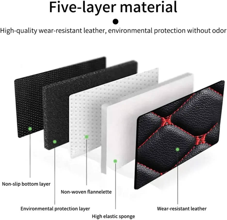 Muchkey Eco Friendly Luxury Leather Car Mats for KIA Forte 2018 Interior Accessories Car Floor Mats