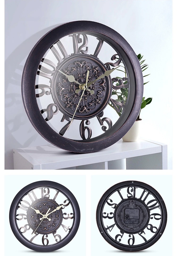 wall clock vintage home decorating