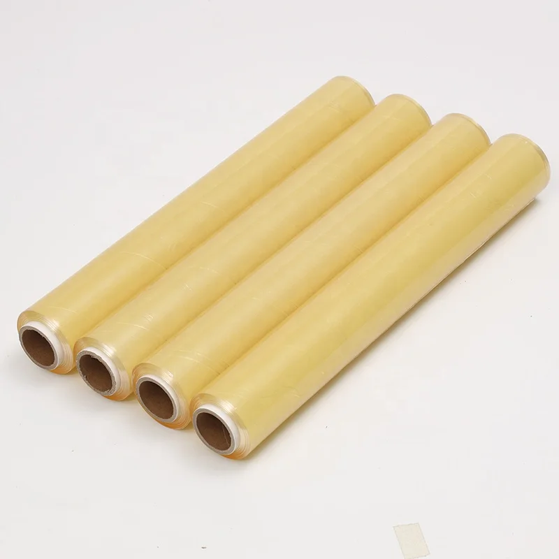 Food Grade Cling Film Roll Food Fresh Keeping Plastic Wrap Cling Film For Fresh Fruit And Vegetable Packaging