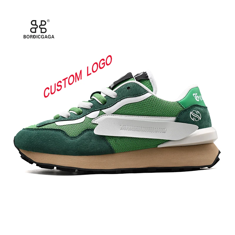 Oem Logo Custom Mesh Male Sneaker Lightweight Fashion Platform Sports Shoes Breathable Casual Walking Running Style Men Sneakers