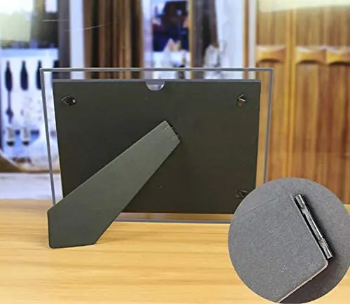 Picture Frame 8x10 Glass Silver Sublimation Glass Transparent Glitter Photo Frame Home Decorative Items Printing Photos on Glass