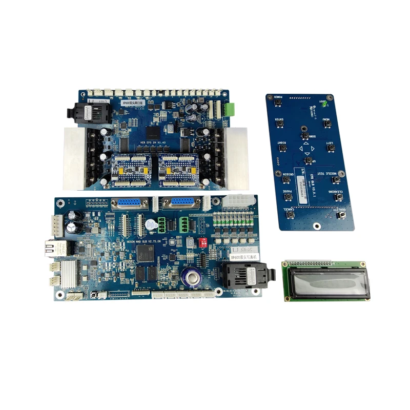 Letop Hosonsoft Board Suit 6 pieces for solvent printer hoson XP600 DX5 DX7 5113 Double head printhead board