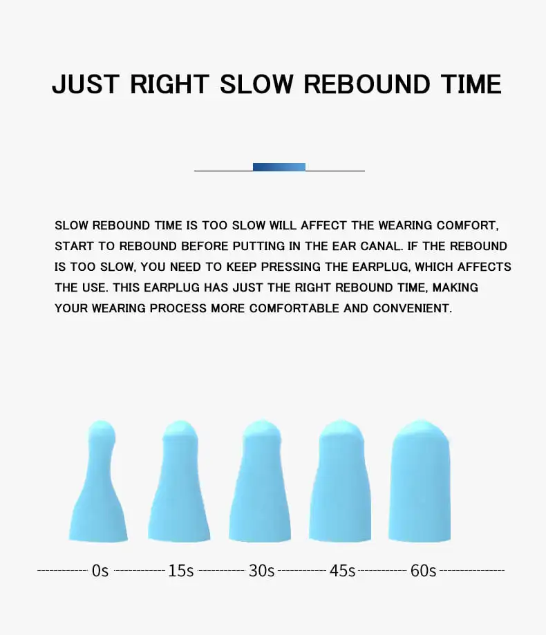 Colorful red pink green foam Earplugs Noise Reduction with special case Ear Protector Waterproof Reusable soft Ear plugs