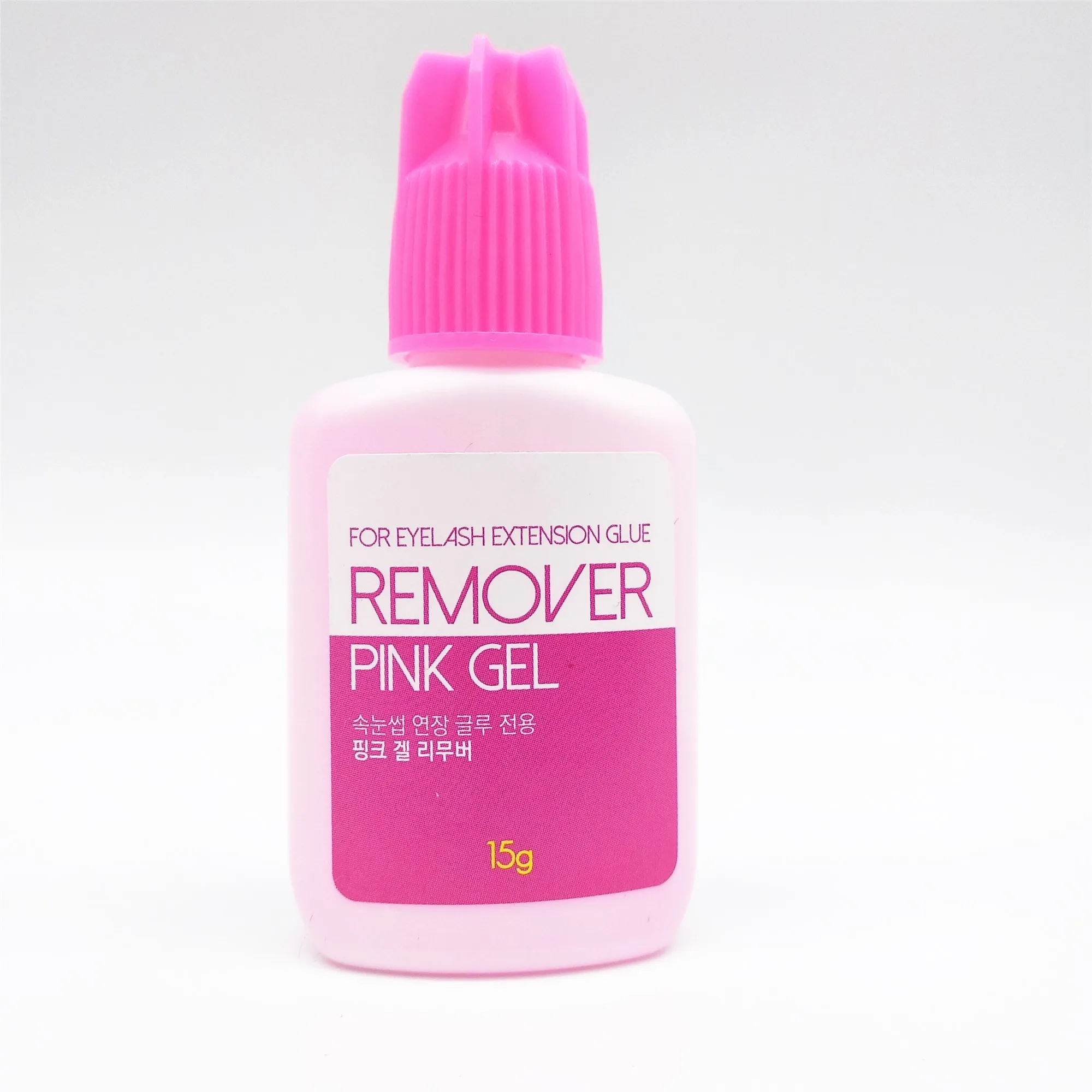 Hot Sale Pink Gel Remover Private Label Lash Remover  For Eyelash Extension 15ml /bottle