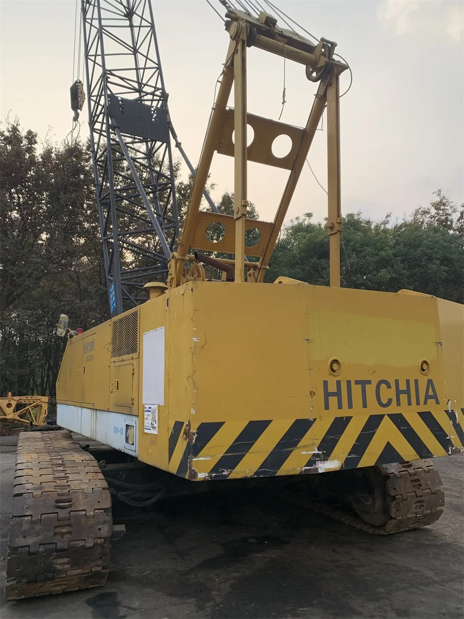 Sale In Shanghai HITACHI KH180-3 Used Crawler Crane 50Ton crane