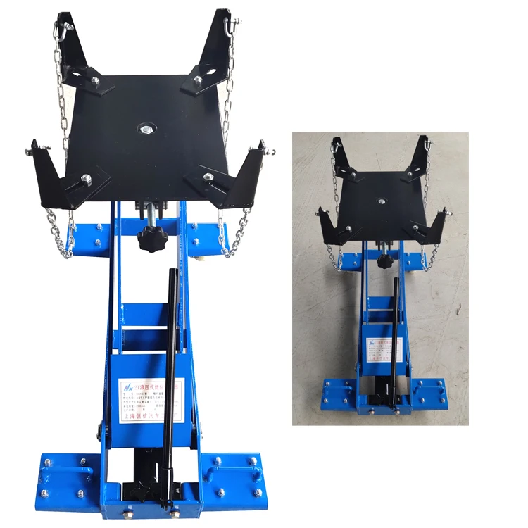 Hydraulic Transmission Jack / 1.5 Ton Red Manual Screw High Lift Car Transmission Bottle Vertical Hydraulic Jack