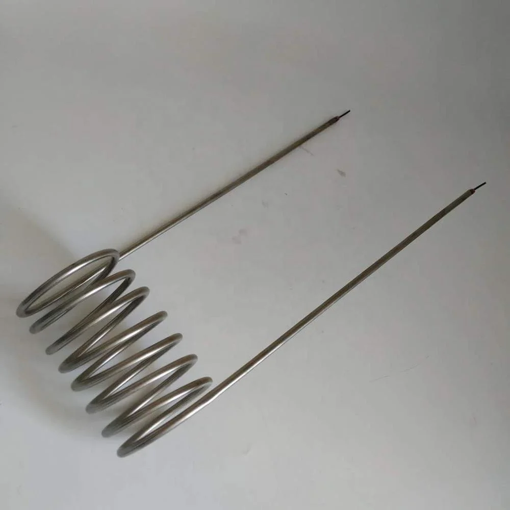 Electric mini immersion heater heating element