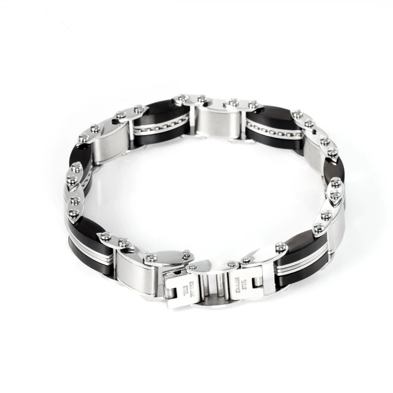 Оптовая продажа, новый дизайн, золотая цепочка из нержавеющей стали для мужчин Вольфрам Германит камень браслеты