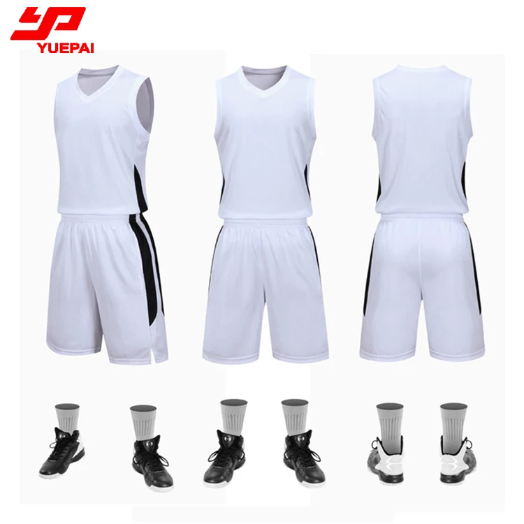 Wholesale Blank School Team Basketball Clothes Customization Men Basketball Uniform