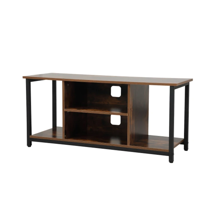 3 Tier Entertainment Center Modern TV Stand Media Console Table Industrial TV Cabinet Stand for TV up to 50 inch
