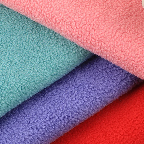 Shaoxing Textile Manufacturer Wholesale Customized Thick Polar Fleece One Side Brush One Side Anti Pilling Cloth Blanket Fabric