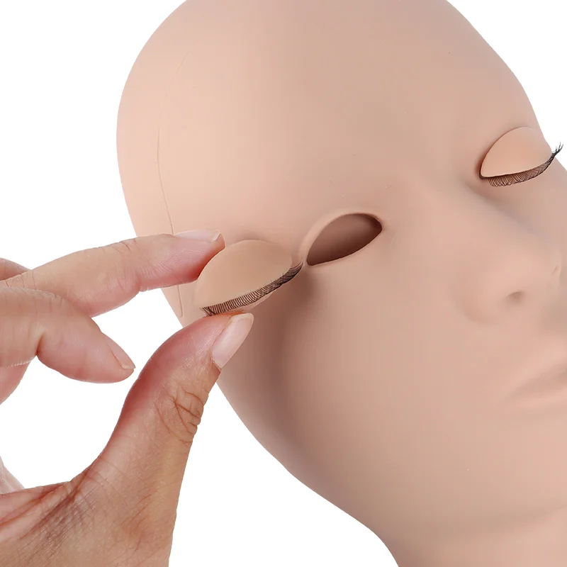 Head Mannequin Practicing Lash Removable Eyelids Mannequin Head Lash Extensions