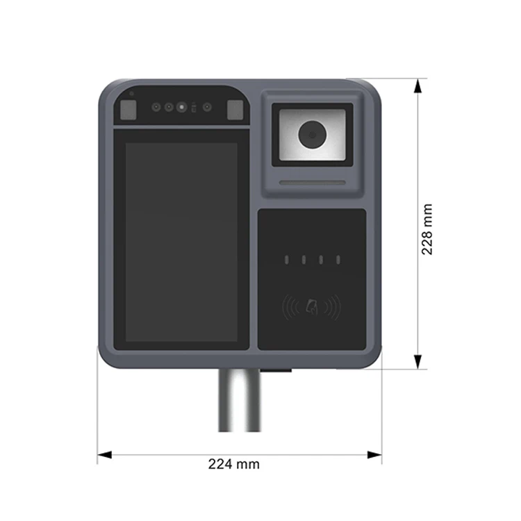 4G Automatic Cashless Public Fare Ticket OR Code Bus Payment Machine Contactless Validator P18-Q