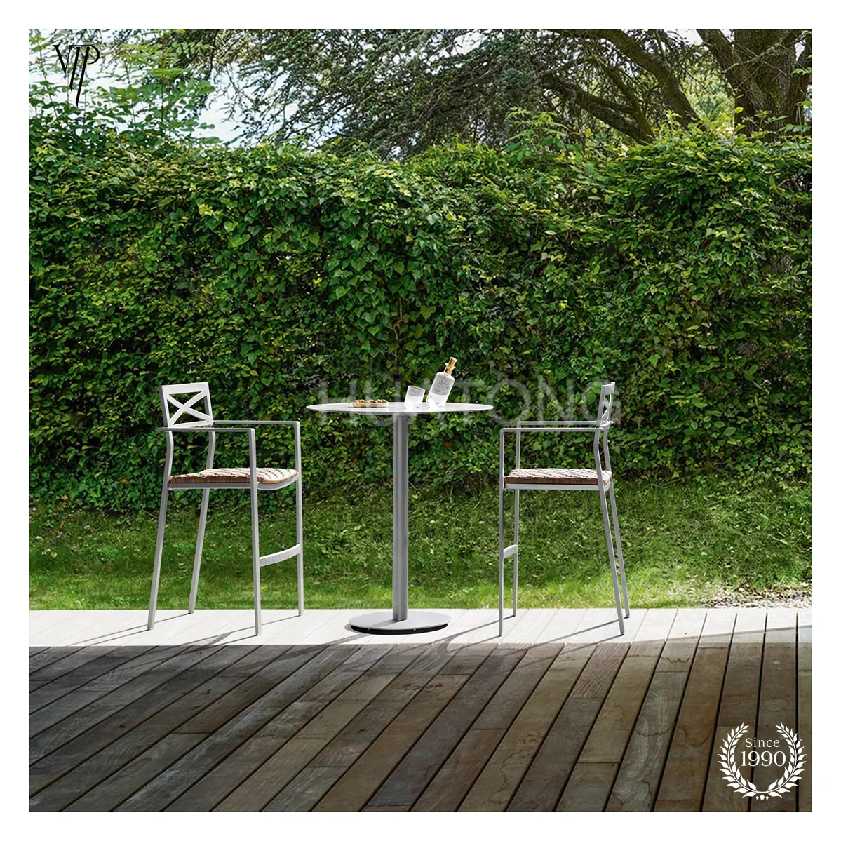 
Modern bar furniture wrought iron high tables and bistro night club bar stools high chair furniture 