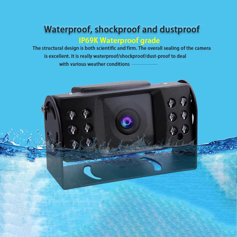 G840s 12 Mirror Dash Cam Backup Camera Mini 4pin To Bnc Rca Power Camera For Automobile