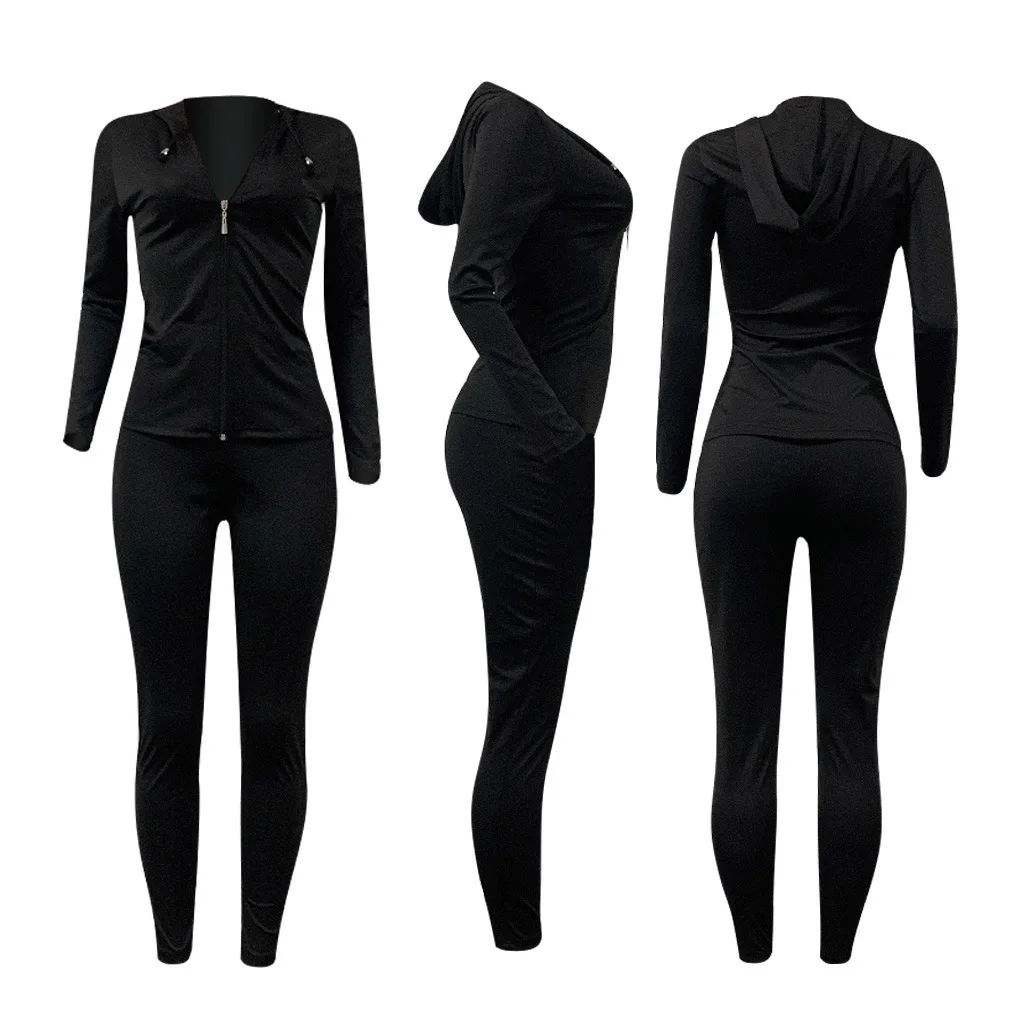 Liu Ming Hot Sells Womens 2 Piece Tracksuit Sets Sweatsuit Outfits Hoodie Sweatshirt Jogging Sweatpants Suit