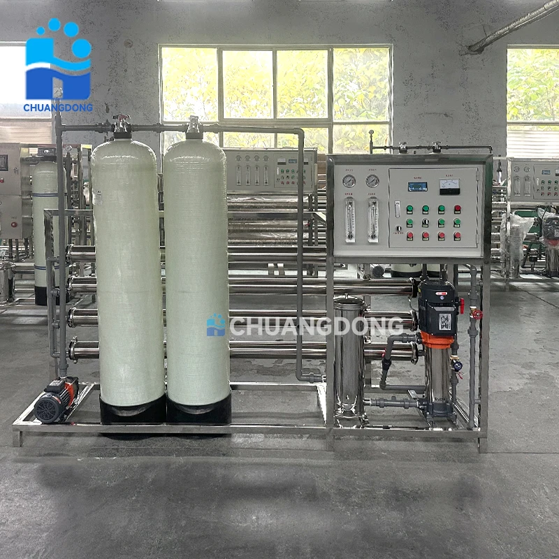 Domestic ro plant for home 2000 lph Industrial RO Filtration System with Factory Sand+Carbon in Water Reuse Treatment Device