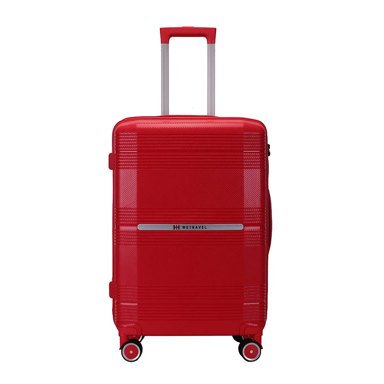 OEM Business Carry-On 20 24 28 Inch 3pcs Set PP Travel Suitcase Koffer 360 Degree Universal Wheels Hard Shell Trolley Luggage