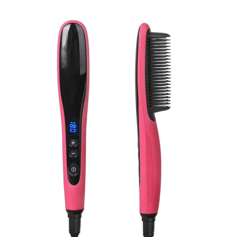 Hair Brush Ceramic Hair Brush Straightener Ceramic Hair Dryer Straightener One