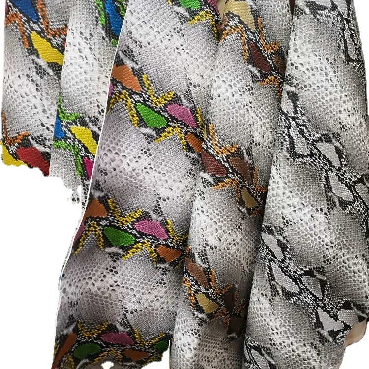 pu synthetic leather synthetic leather fabric Polyurethane serpentine leather