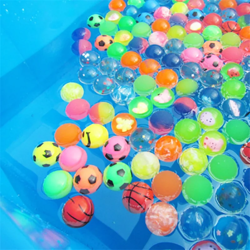 Резиновые прыгающие шарики 32 мм игрушки для ванной плавающие на воде торговые автоматы капсульные детские