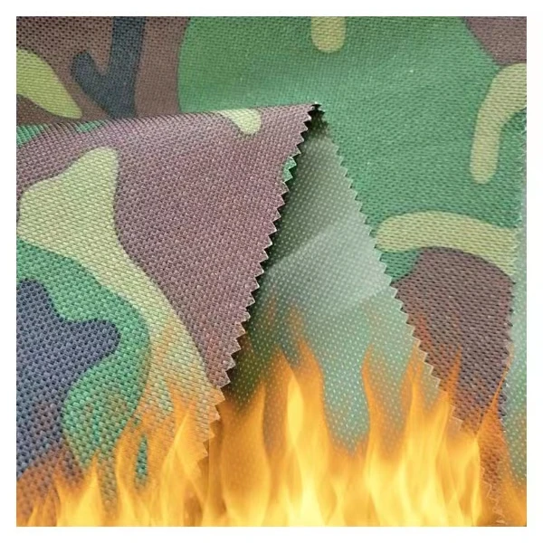 Nylon 66 Oxford Fabric Flame Retardant Fireproof Tear Resistant Splashproof Digital Camouflage for Outdoor Bags Tents