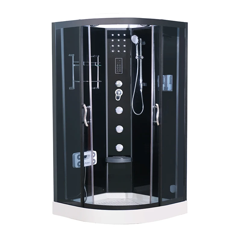 Bathroom Design Luxury Rectangle Tempered Glass Massage Shower Cabin  Low Price Bathroom Tempered Glass