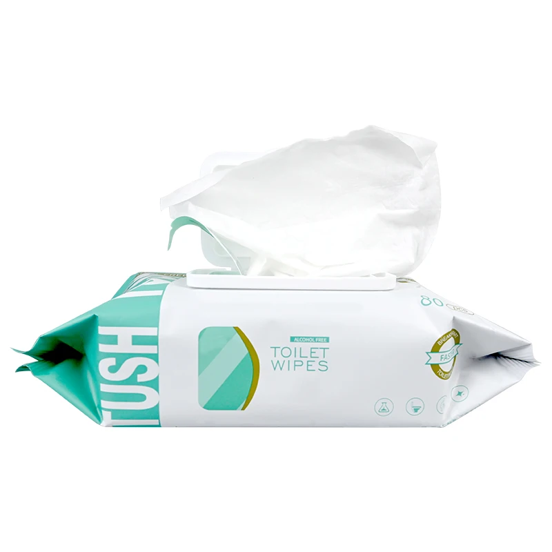 Adult disposable wet wipes for disposable household flushable adult toilet paper for cleaning and hygiene wet toilet paper