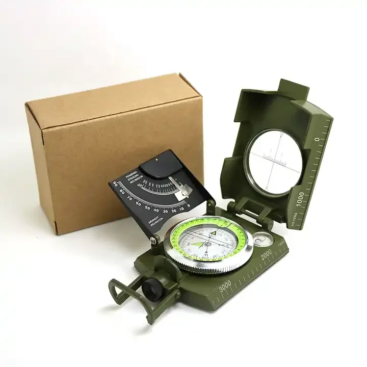 Multifunctional Lensatic Sighting Compass with Inclinometer